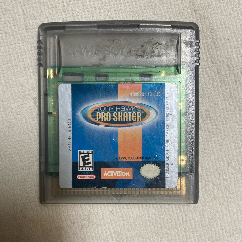 Tony Hawks Pro Skater Nintendo gameboy